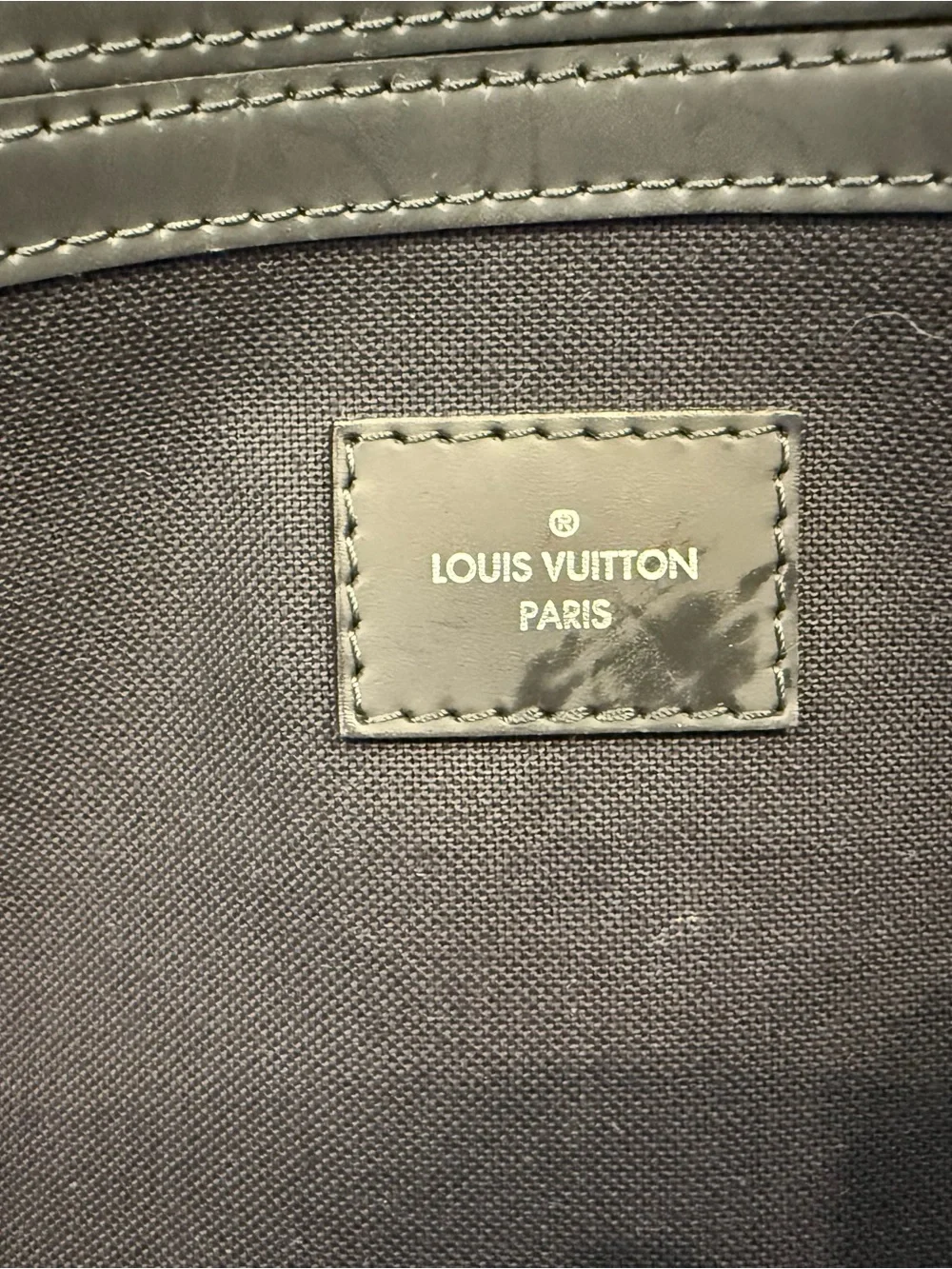 Louis Vuitton Keepall Bandoulière 55 Damier Graphite Bag Made in France
